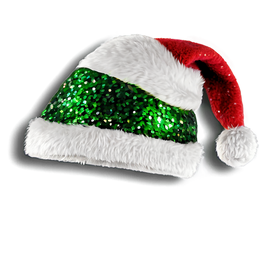 Glittering Christmas Hat Png Cvm18