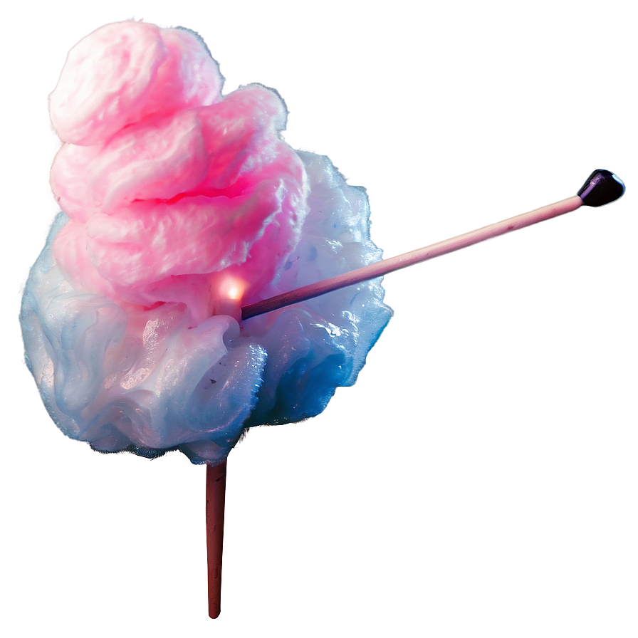 Glittering Cotton Candy Fantasy Png 06122024