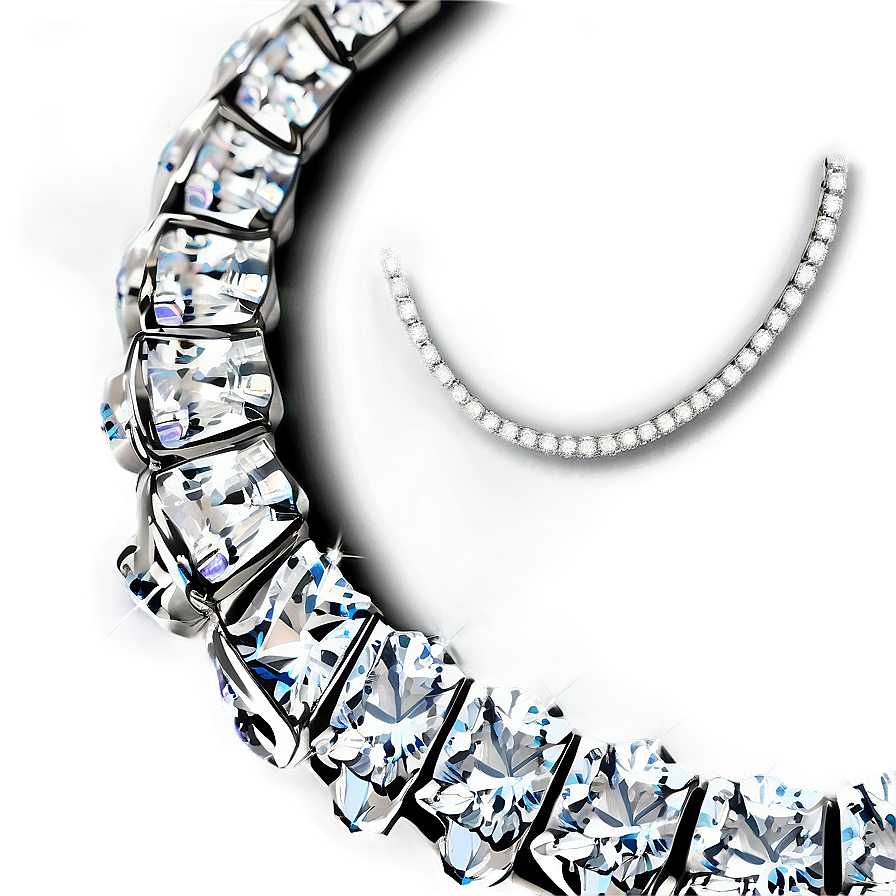 Glittering Diamond Jewelry Png 05032024