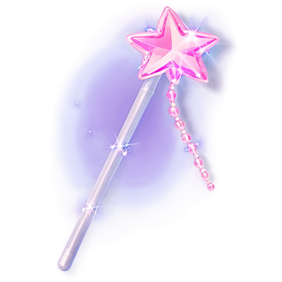 Glittering Fairy Wand Png 06292024