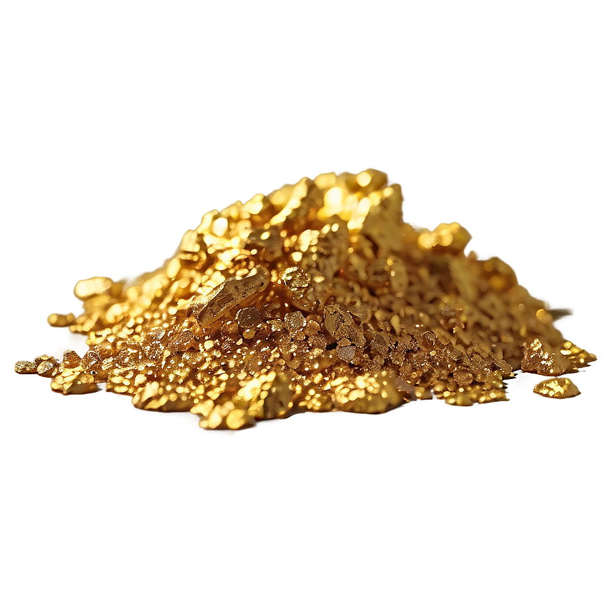 Glittering Gold Dust Png 05042024