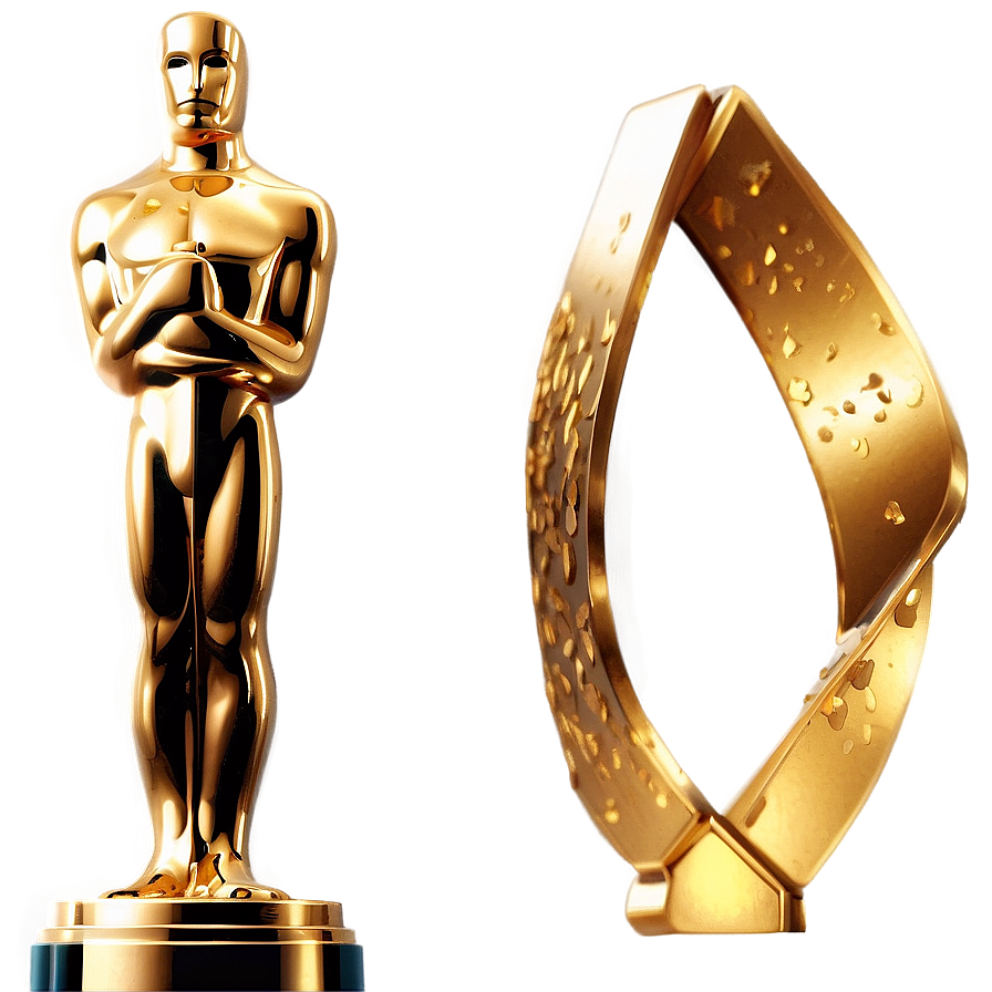 Glittering Oscar Award Png Ptd74