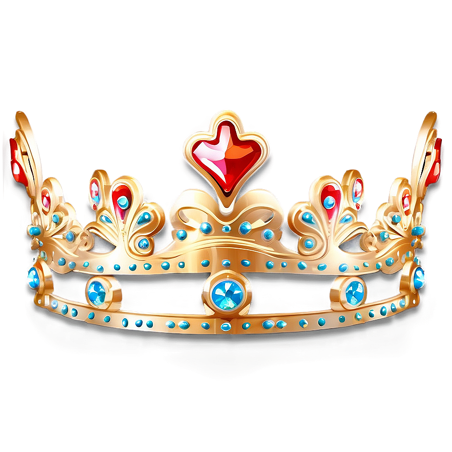 Glittering Princess Crown Art Png 05252024