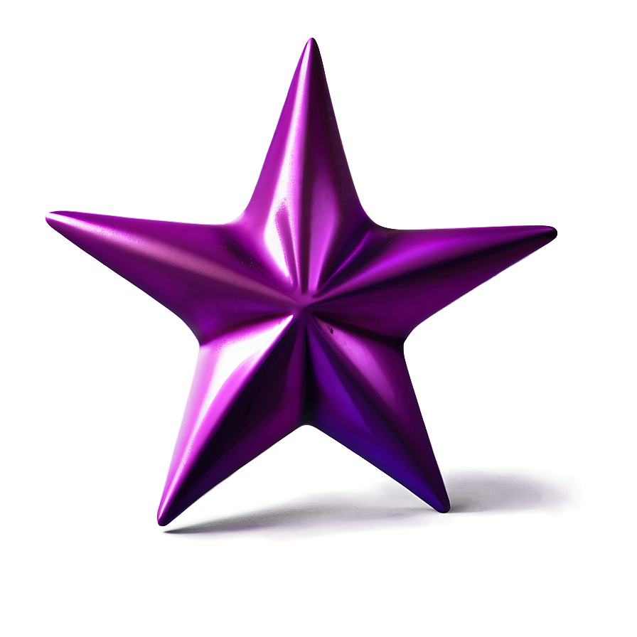 Glittering Purple Star Illustration Png 44