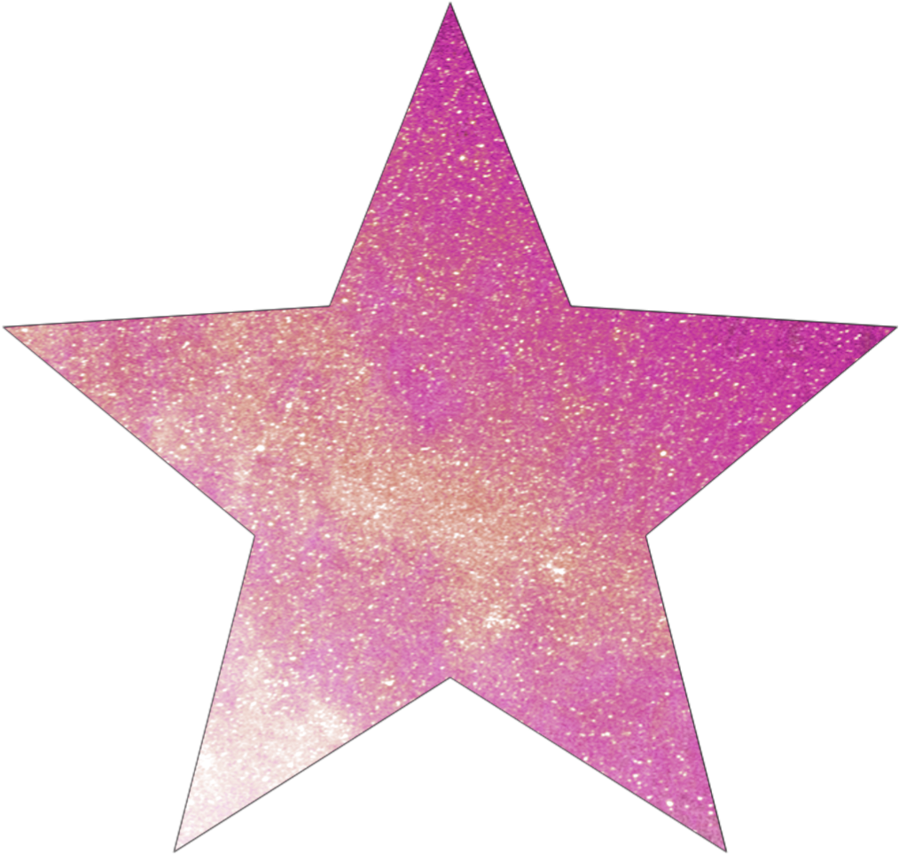 Glittering Purple Star