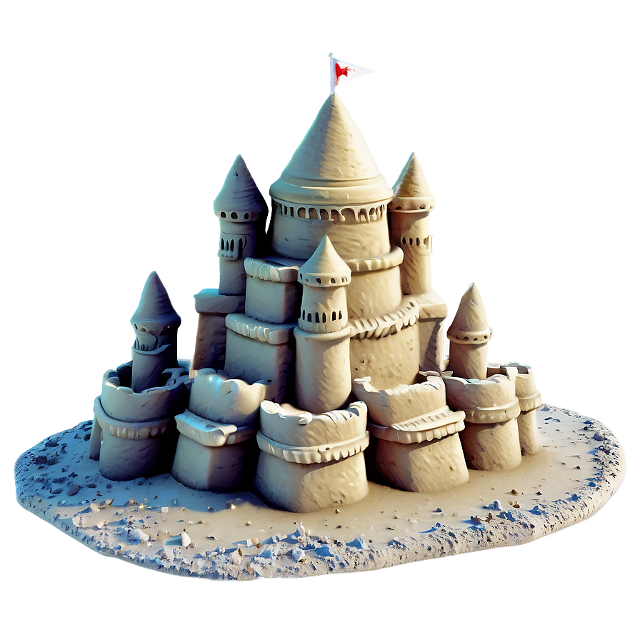 Glittering Sandcastle Png Mjs80