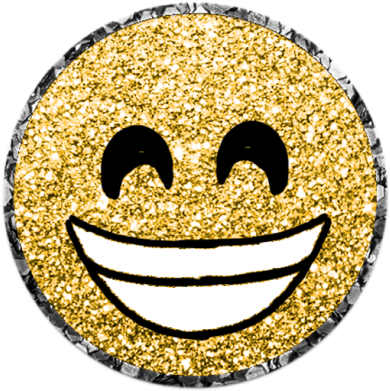 Glittery Gold Smiley Face Emoji.png