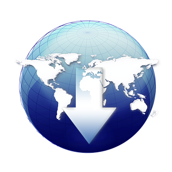 Global Download Icon
