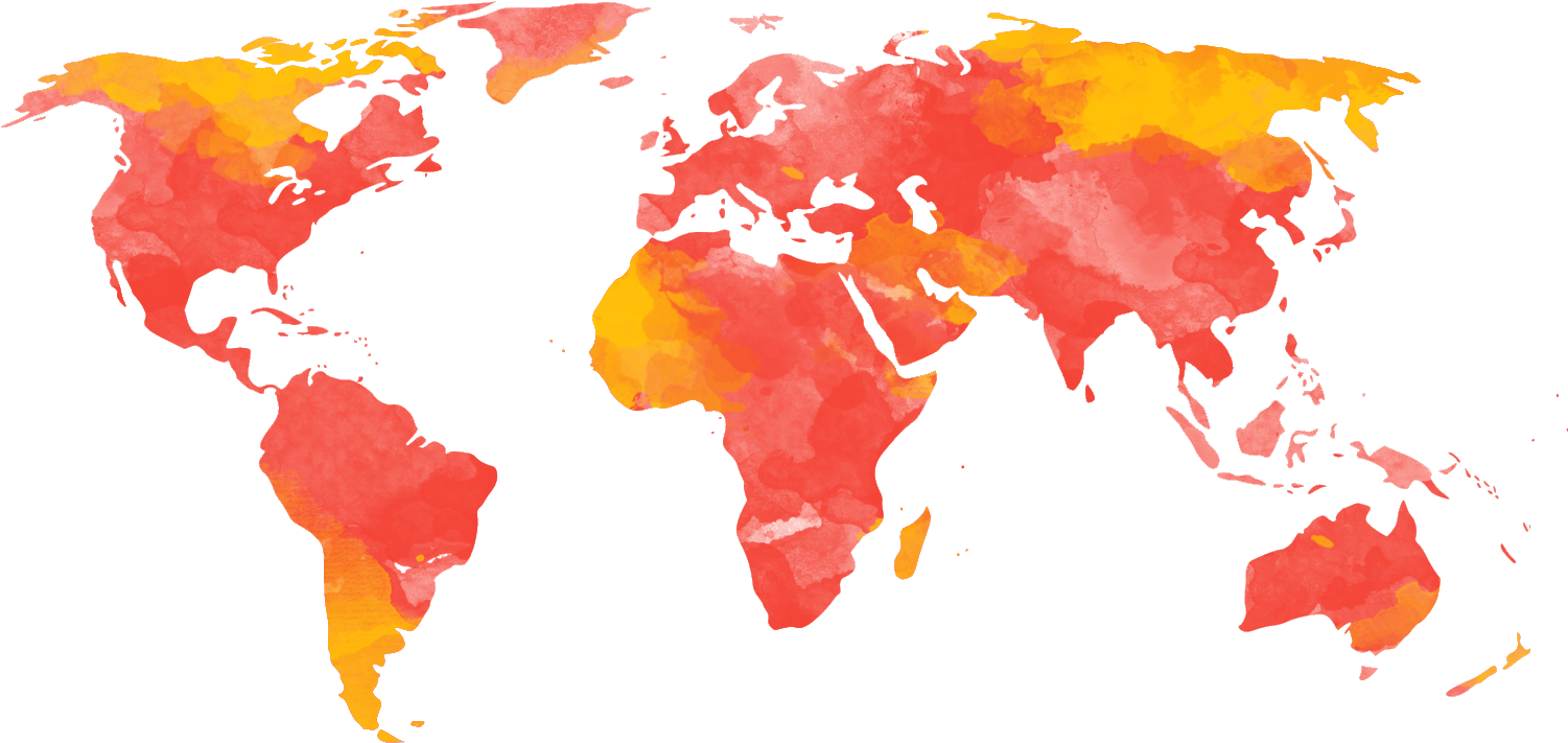 Global Heat Map Concept