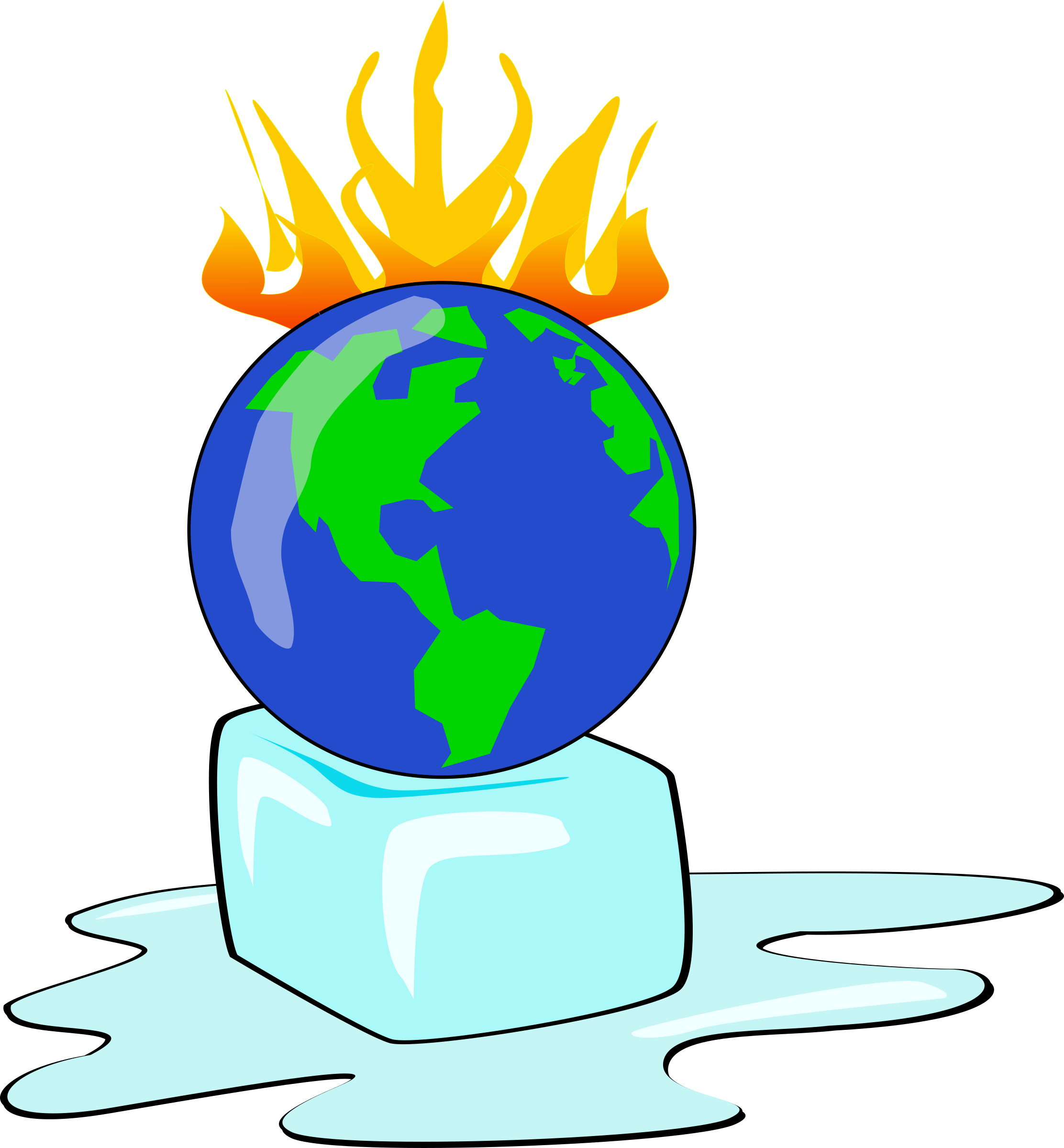 Global Warming Concept Illustration