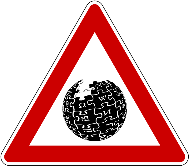 Global_ Wikipedia_ Puzzle_ Warning_ Sign