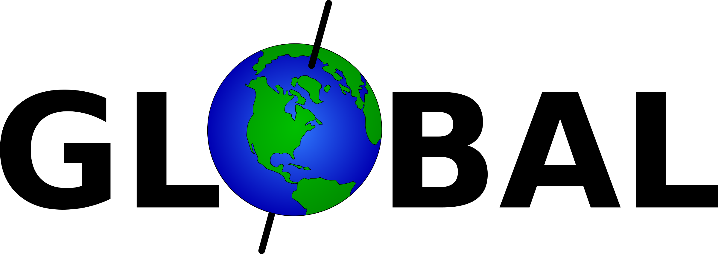 Global Word Earth Graphic