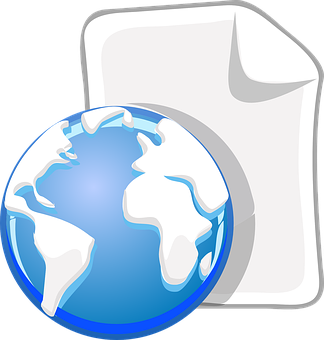 Globeand Documents Icon