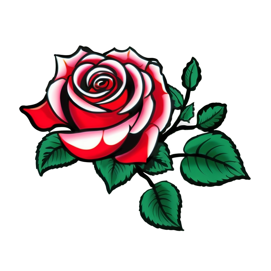 Glorious Rose Tattoo Image Png 05252024