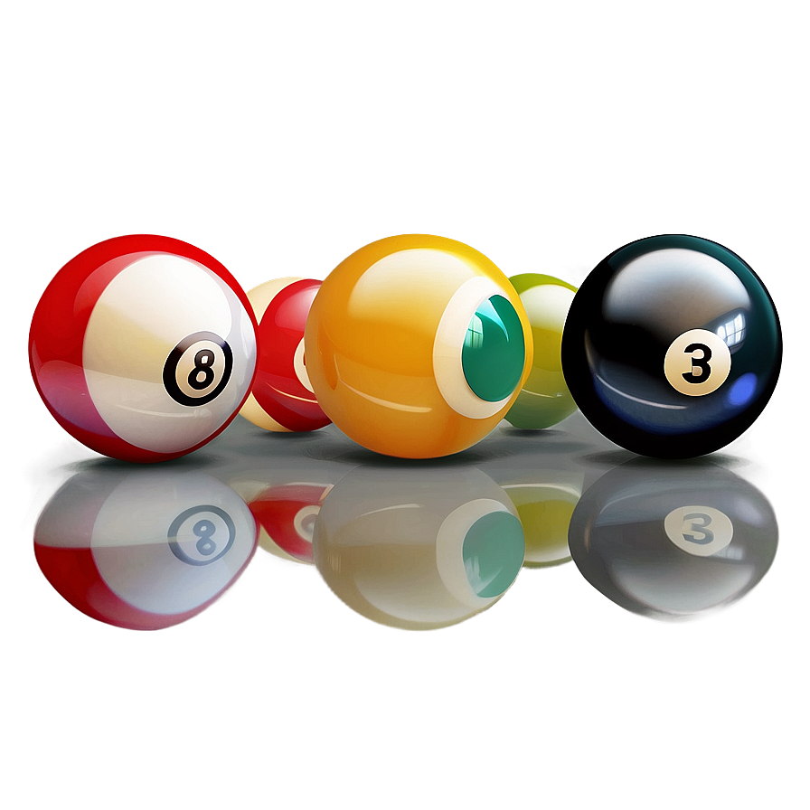 Glossy Billiard Ball Art Png Nsd