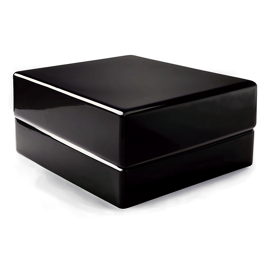 Glossy Black Box Png Mpu