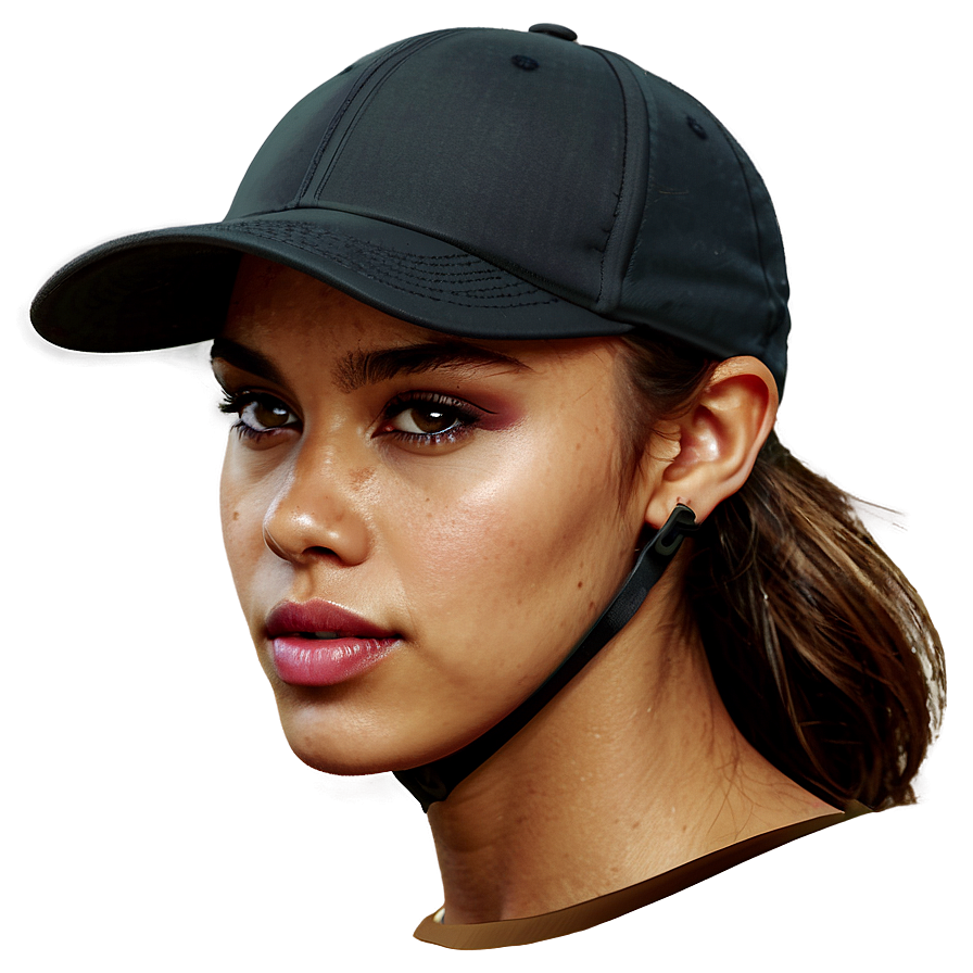 Glossy Black Cap Png Fns89