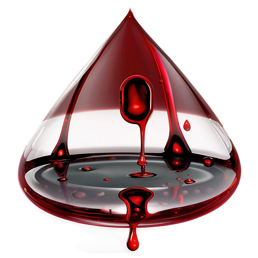 Glossy Blood Drop Icon Png Flp
