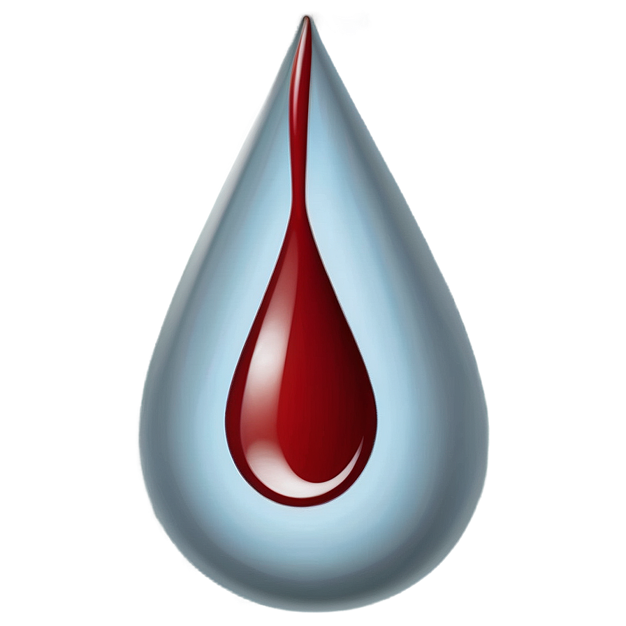 Glossy Blood Drop Icon Png Wjr