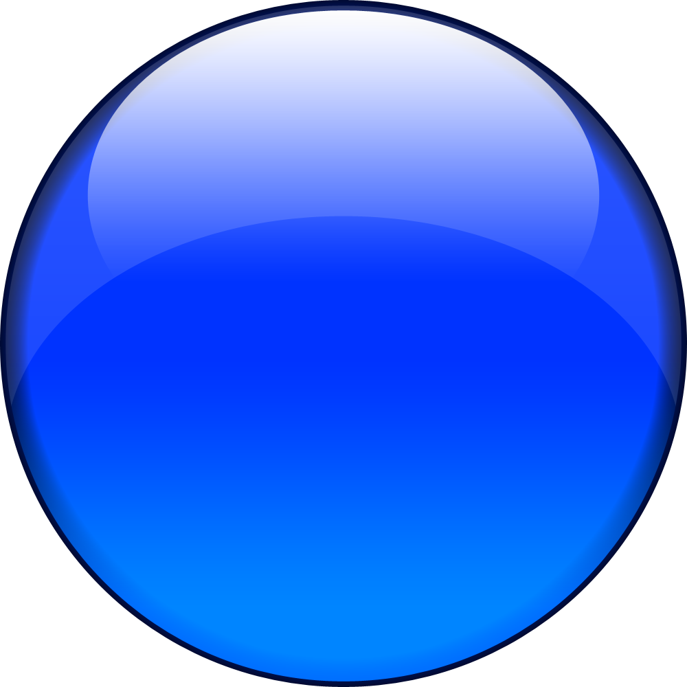 Glossy Blue Sphere Graphic