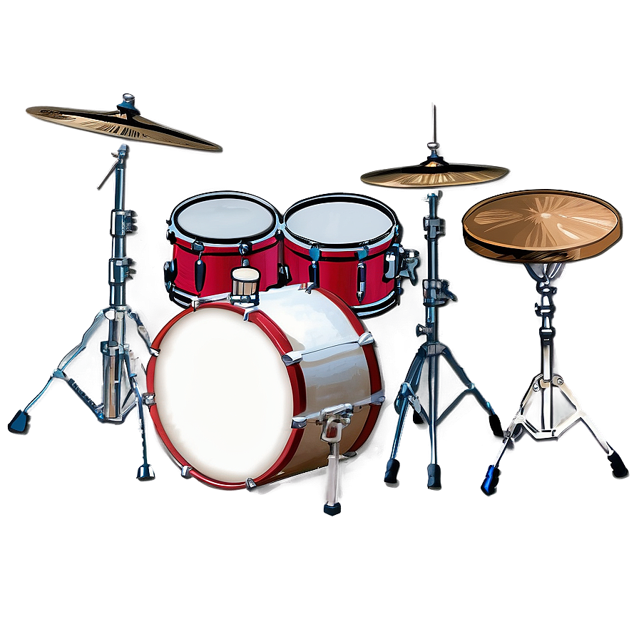 Glossy Drum Kit Png 06212024