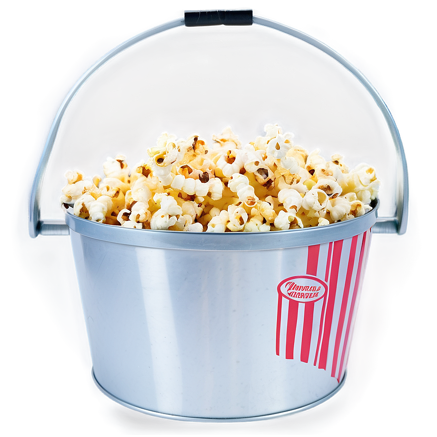 Glossy Finished Popcorn Bucket Png 06132024