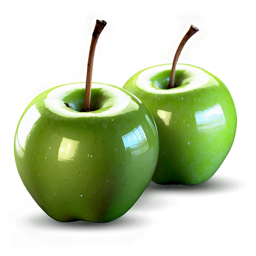 Glossy Green Apple Png 06132024