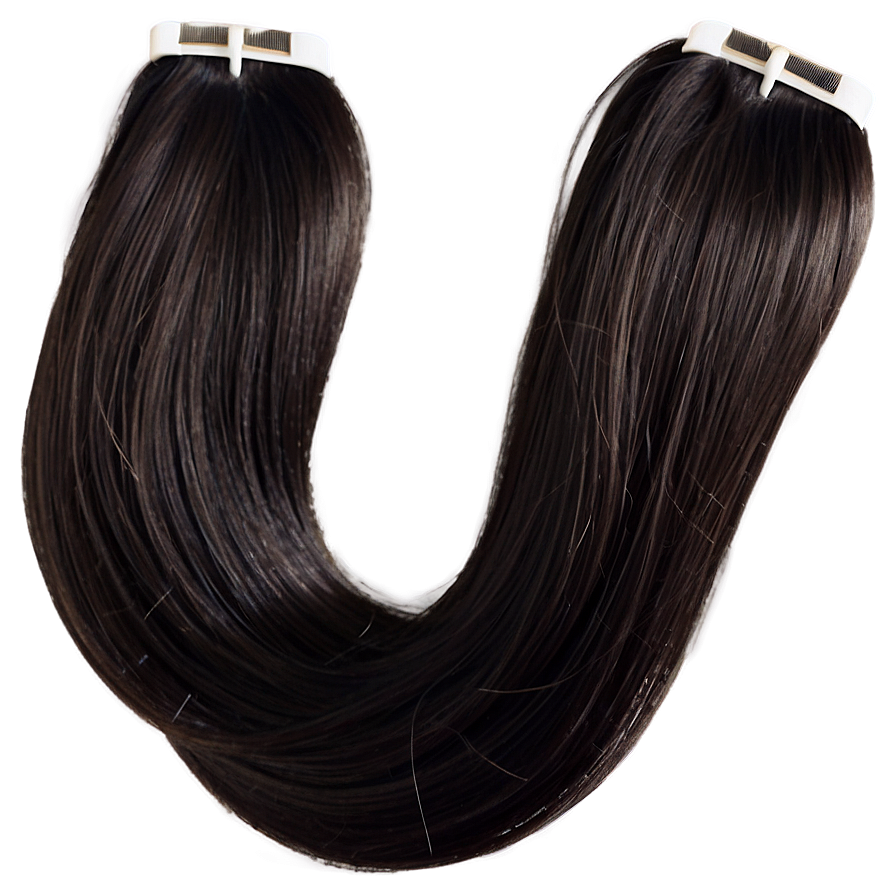 Glossy Hair Strand Png Byg