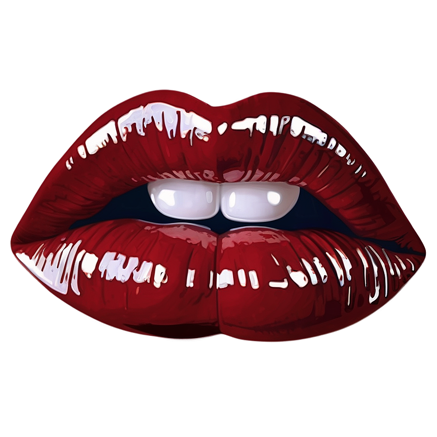 Glossy Lips Art Png Dco