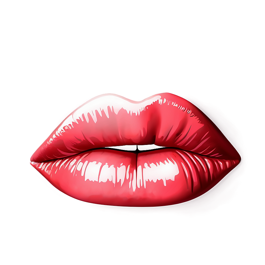 Glossy Lips Outline Png 06212024