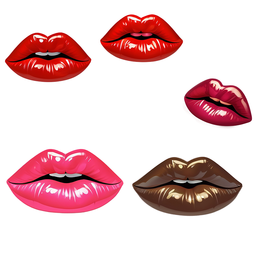 Glossy Lips Png 06212024