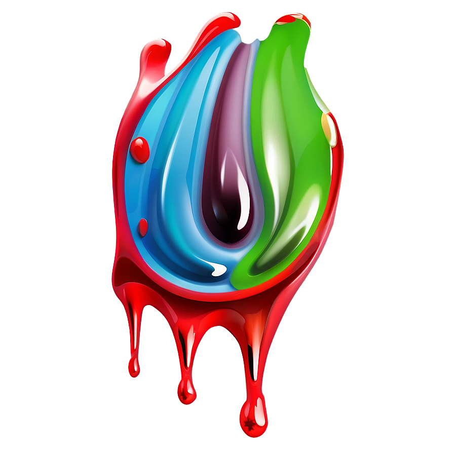 Glossy Paint Drip Png Rtb83