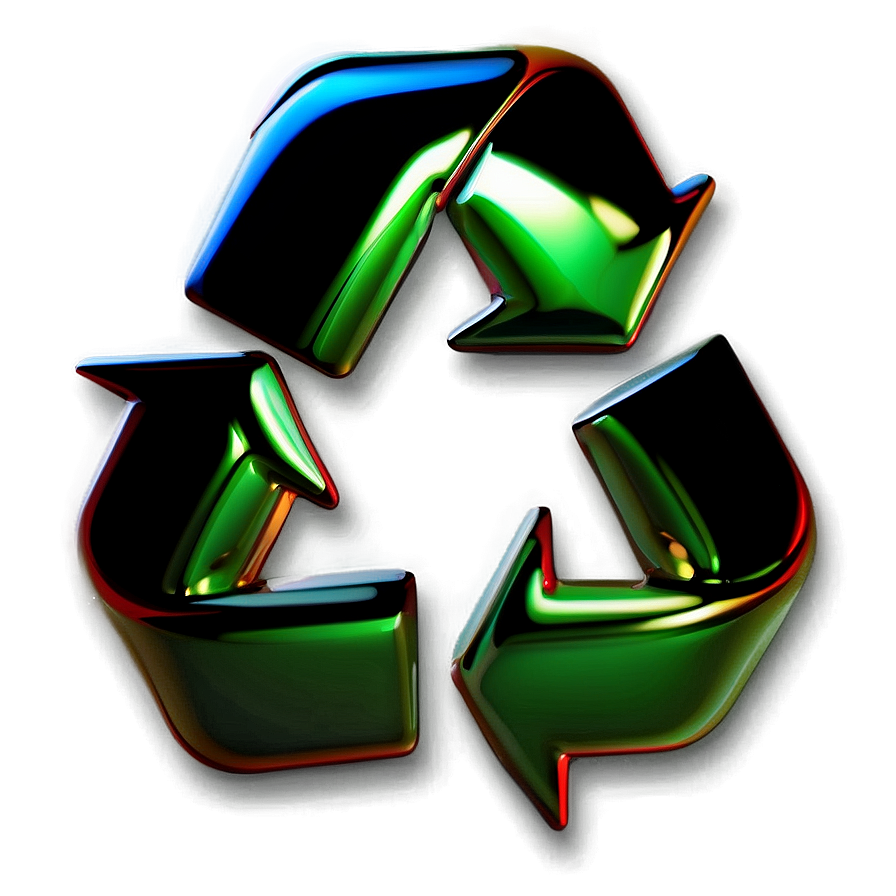 Glossy Recycle Button Png Wsa