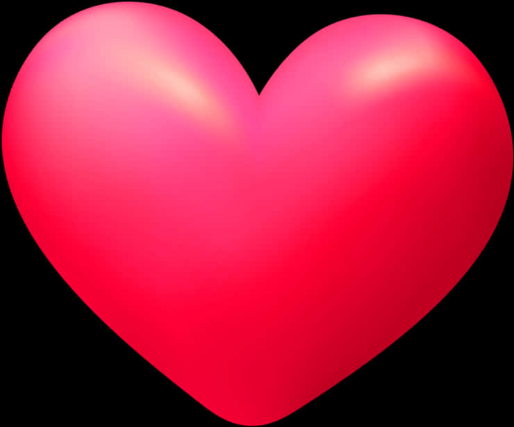 Glossy Red Heart Clipart