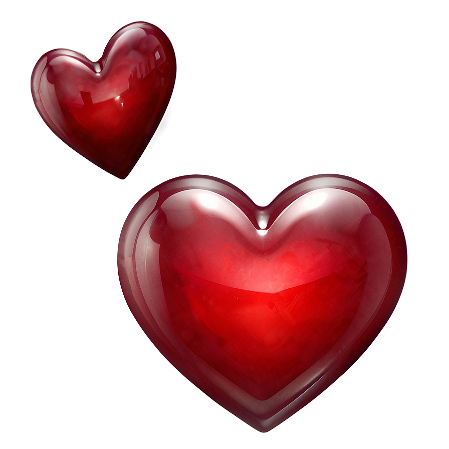 Glossy Red Heart Png Vkv