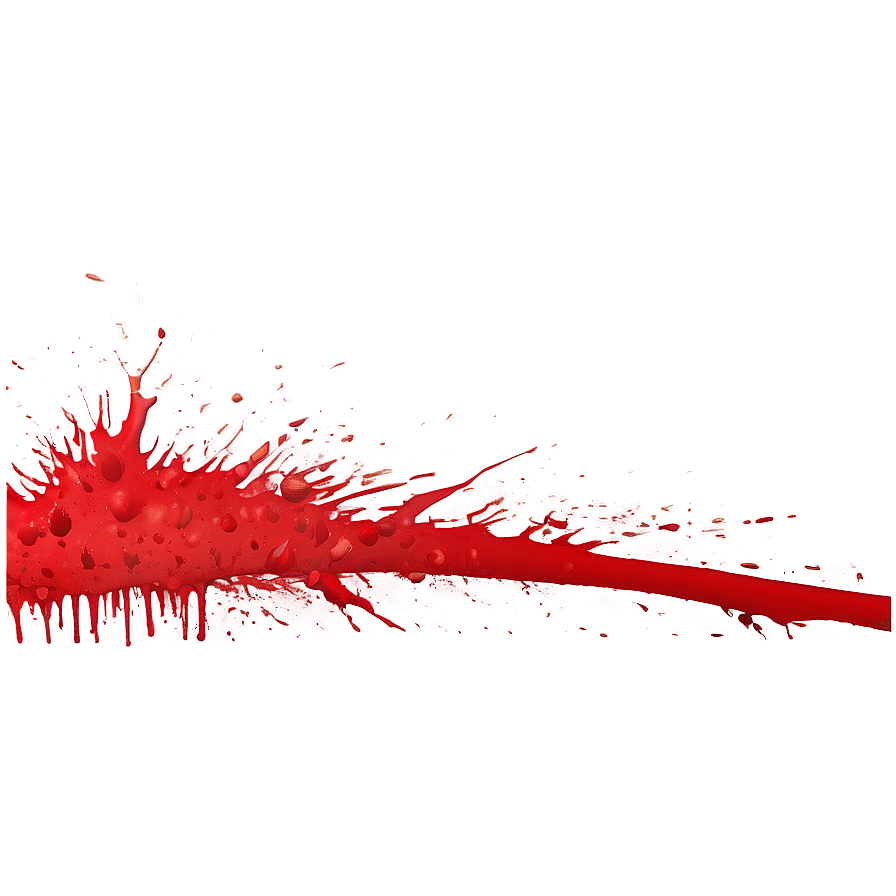 Glossy Red Splatter Art Png 06262024