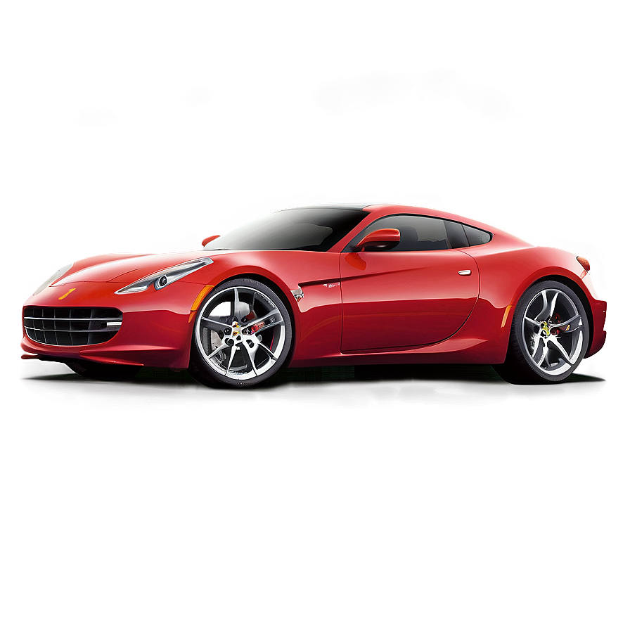 Glossy Red Sports Car Png Qja