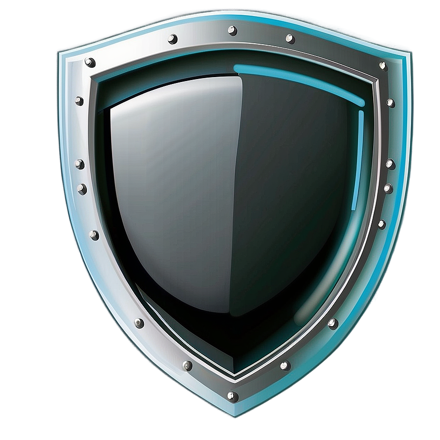 Glossy Shield Vector Png Pno31