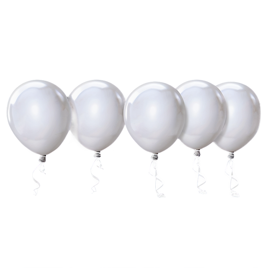 Glossy White Balloon Png Wqd