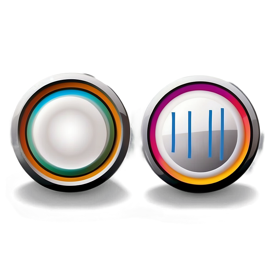 Glossy White Button Png 06272024