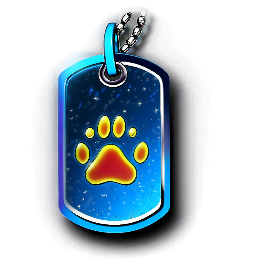 Glow In The Dark Dog Tag Png Ogx61