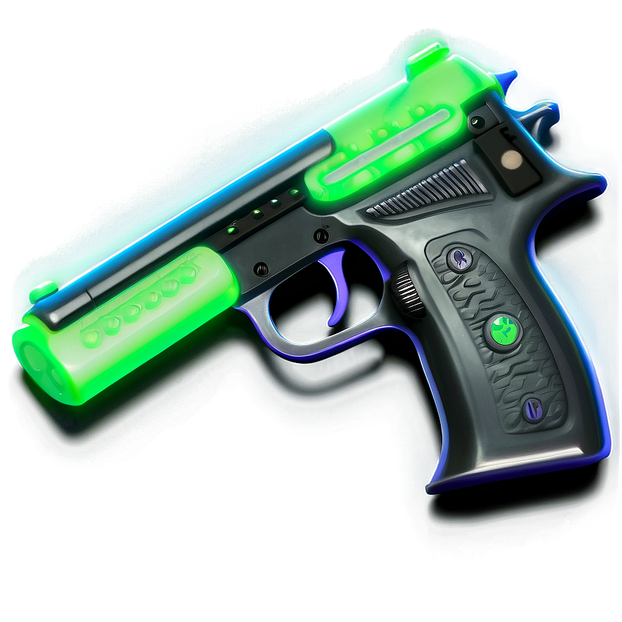 Glow In The Dark Toy Gun Png Gub68