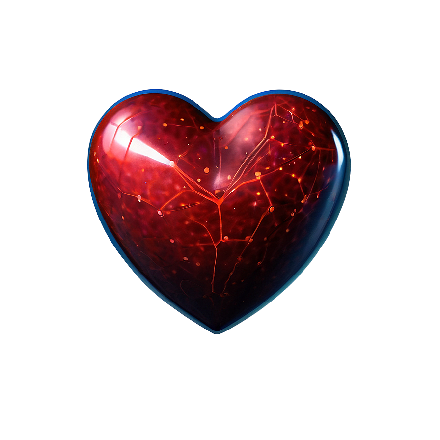 Glowing 3d Heart Png 05252024