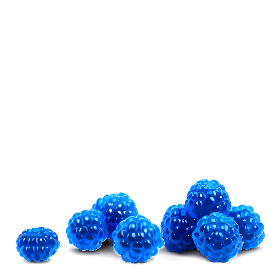 Glowing Blue Raspberry Png 11