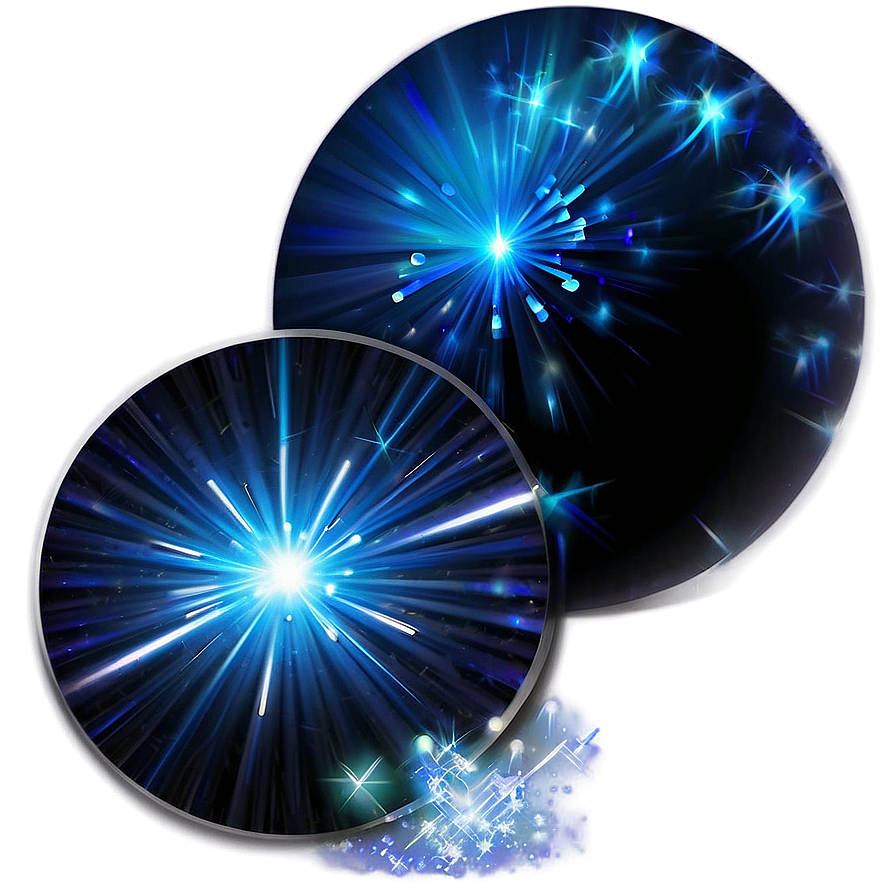 Glowing Blue Sparkle Light Png 06262024