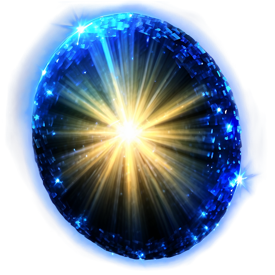 Glowing Blue Sparkle Light Png Icl99