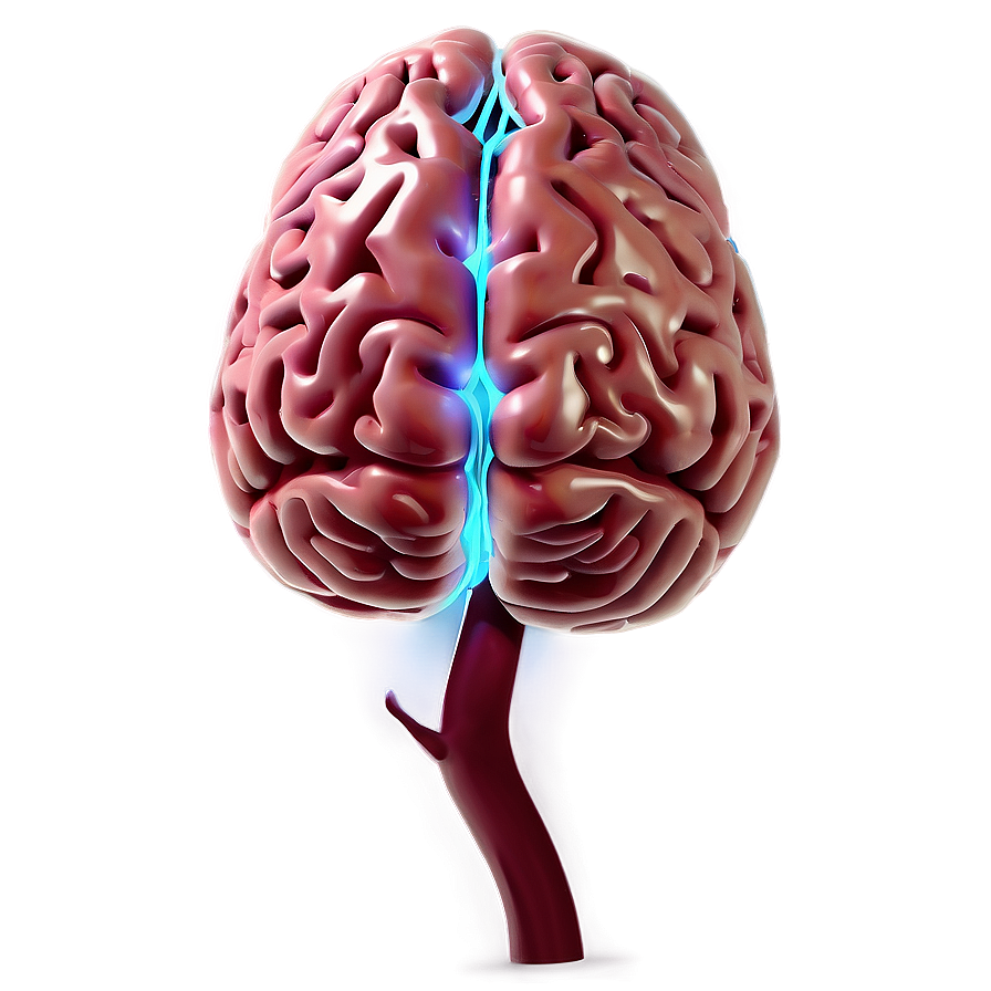 Glowing Brain Idea Png Las92