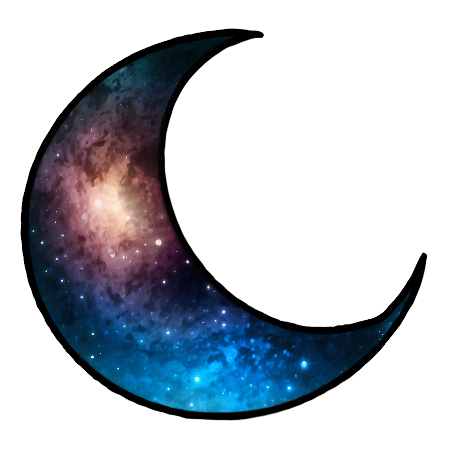 Glowing Crescent Moon Png 71