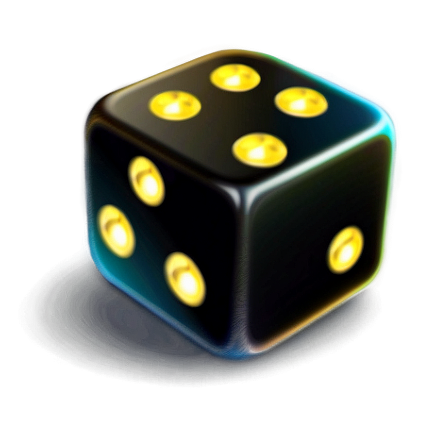 Glowing Dice Png 05042024