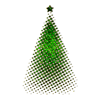 Glowing Digital Christmas Tree